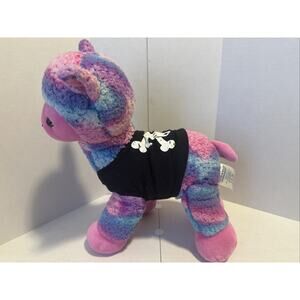 Build A Bear Workshop Llovable Llama Plush Stuffed Animal, 14in With Skull Shirt